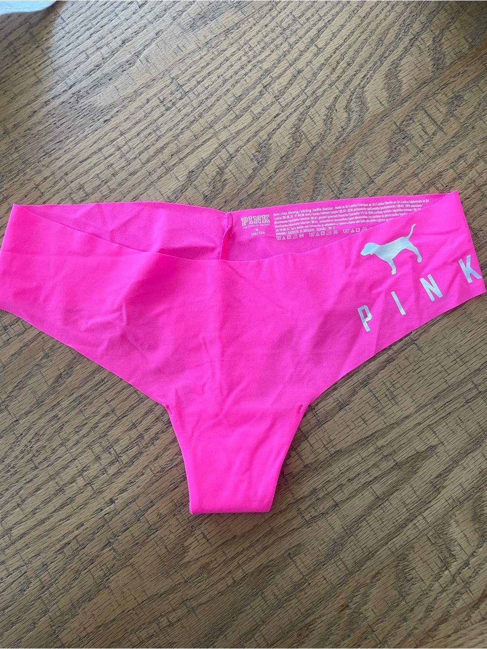 NWOT pink thong